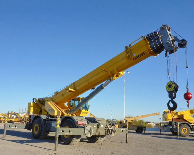 Rough Terrain and Crawler Cranes Available for Rental Crane and