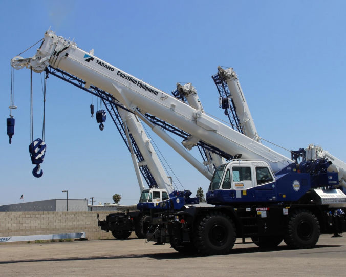 Rough Terrain and Crawler Cranes Available for Rental Crane and