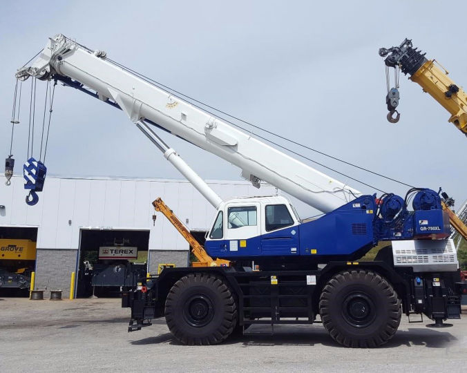 Rough Terrain and Crawler Cranes Available for Rental Crane and